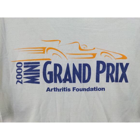 Vintage 2000 Mini Grand Prix Arthritis Foundation T Shirt SZ XL 48 White - Picture 14 of 15